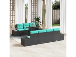 Vidaxl Conjunto De Sofá De Jardim 8 Unid. 7-número De Lugares