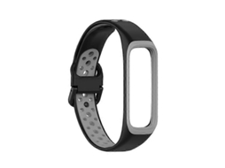 Pulseira De Silicone Bicolor Para Samsung Galaxy Fit 2 Sm-r220