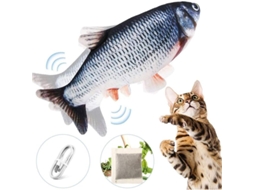 2026 juguete de Peixe Móvel Plush Realista para Gatos, Ideal para Morder, Mastigar e Patear