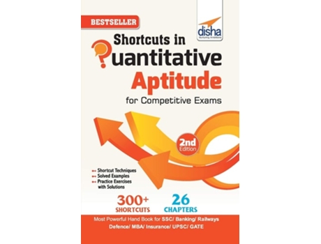 Livro Shortcuts In Quantitative Aptitude For Competitive Exams 2nd Edition De Disha Publication (inglês)