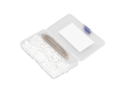 Kit De Conectores Terminais Laxiscreed Com Pitch De 2,54 Mm, Pinos De Cobre Banhados E Corpo De Pvc