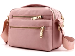 Bolsa de Ombro AQUAFORGE com vários compartimentos, nylon impermeável, antifurto, viagens