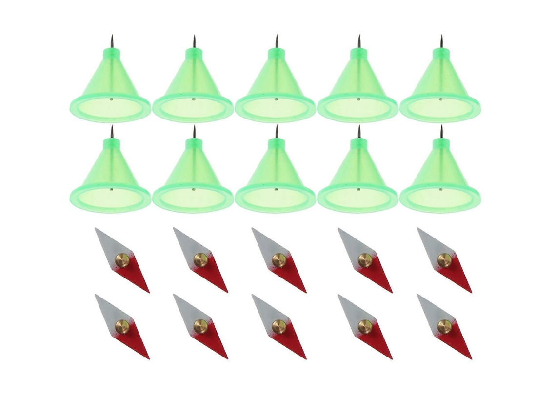 16pcs Agulha Magnética em Forma de Asa Aparelho Experimental Magnético Auxiliar de Ensino TAISHENGDA