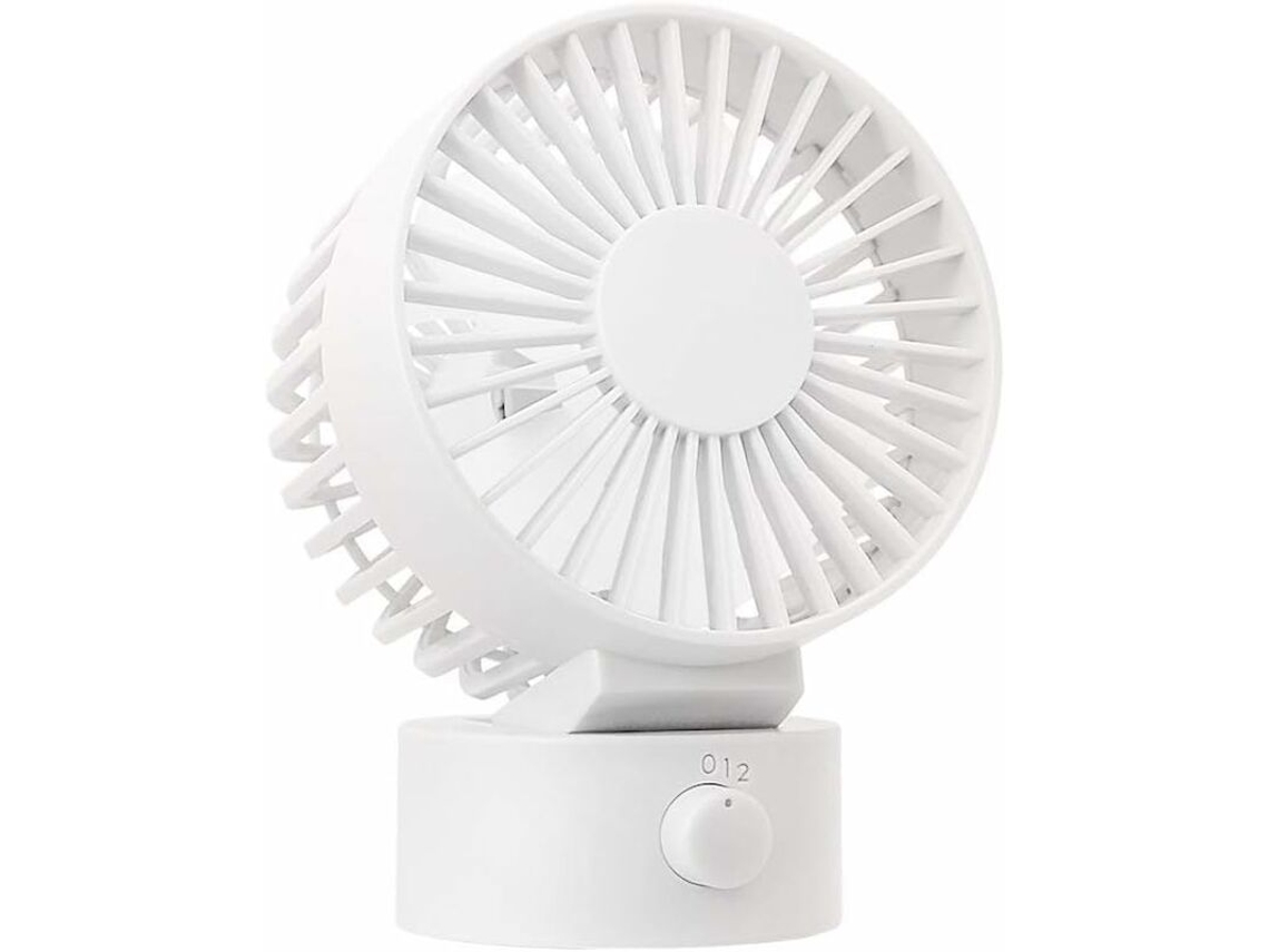 Ventilador de mesa BRILVIBERA, recarregável, 4000mAh, 4 velocidades, oscilação 120°
