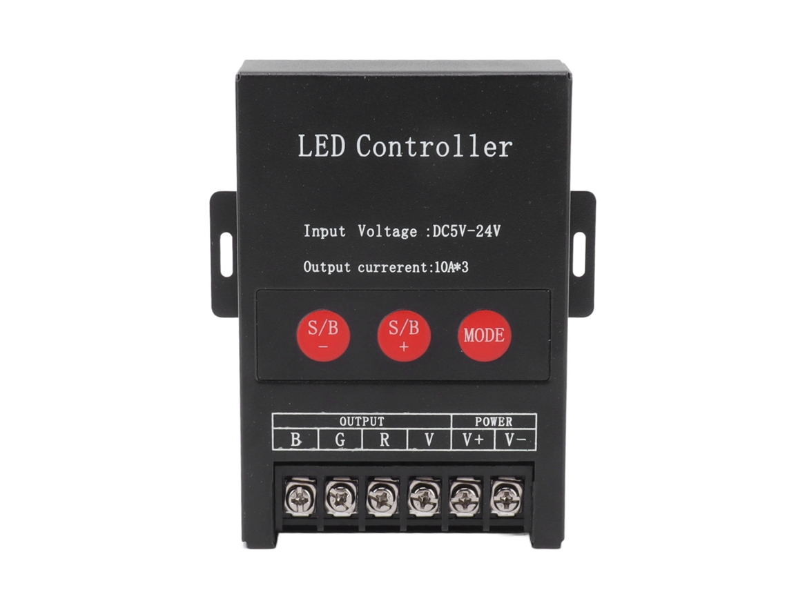 Controlador de Led Rgb de Alta Potência com 15 Modos, Shell de Ferro, Wireless para Ktv, Hotel e Lar