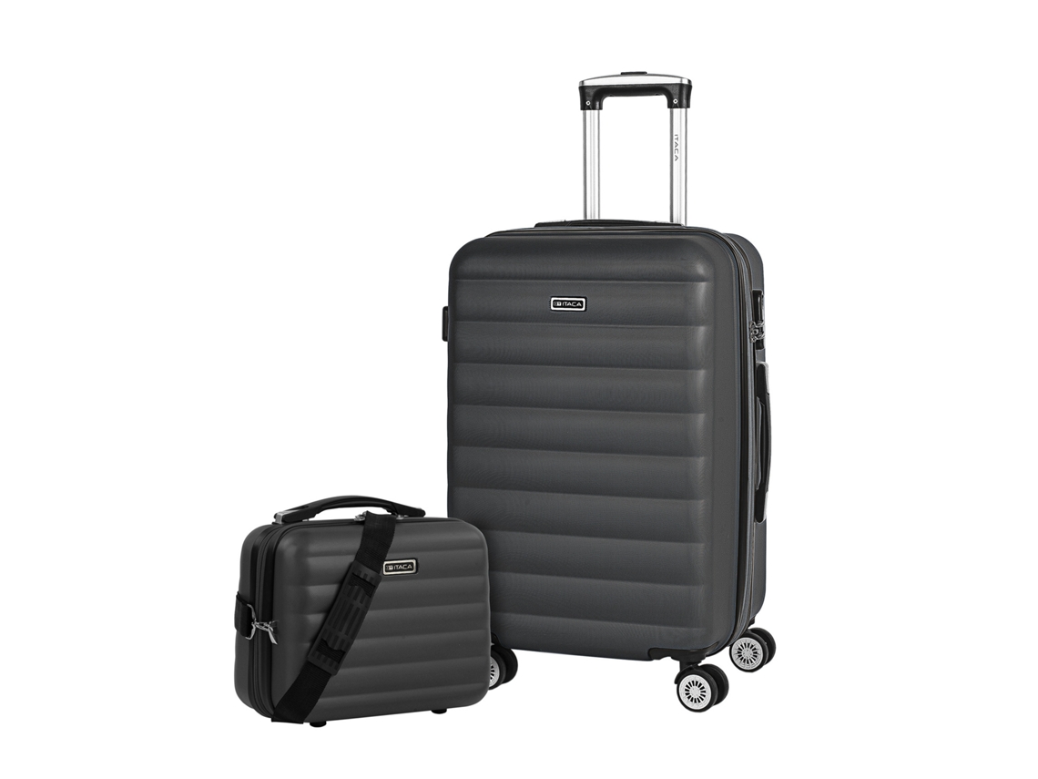Conjunto de Malas ITACA Simoa Antracite Abs Hard Suitcase Set 42X65X26 Cm