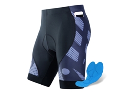 Calcinha de Ciclismo Mali masculino, 4d, amortecida, respirável, secagem rápida, com silicone
