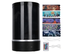 Luz de Noite Led com Projeção Usb Recarregável Preto