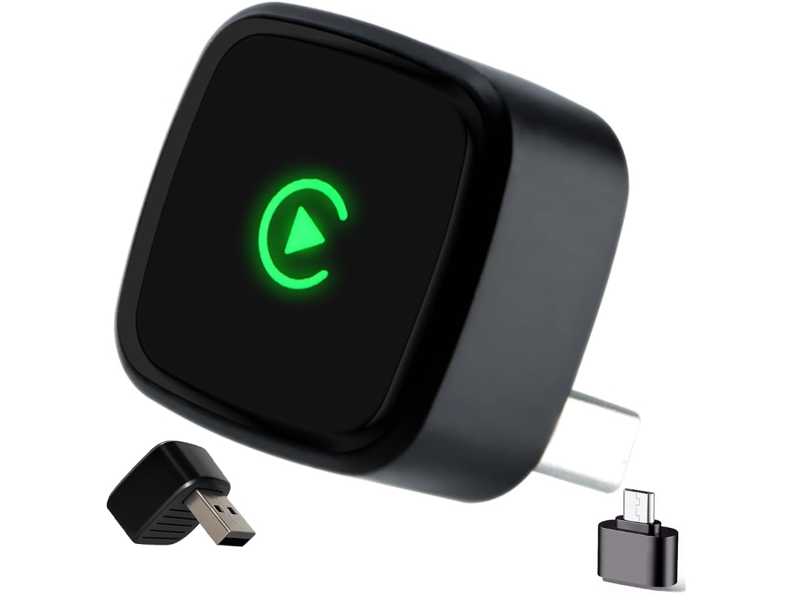 Adaptador Sem Fio Carplay Compatível Com Carros Plug Play.