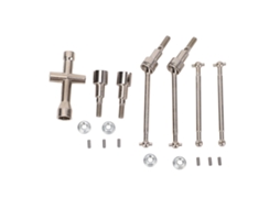 Conjunto De Eixos Dianteiro E Traseiro De Metal Para Carro Rc De Alta Velocidade 16101pro 16102 16103 16201