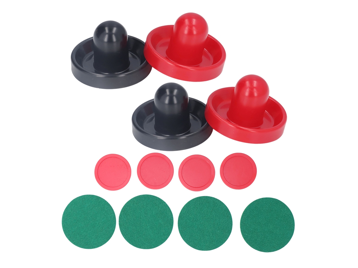 Mali 12pcs Acessórios de Air Hockey com 4 Pushers, 4 Preenchimentos e 4 Discos de 96mm