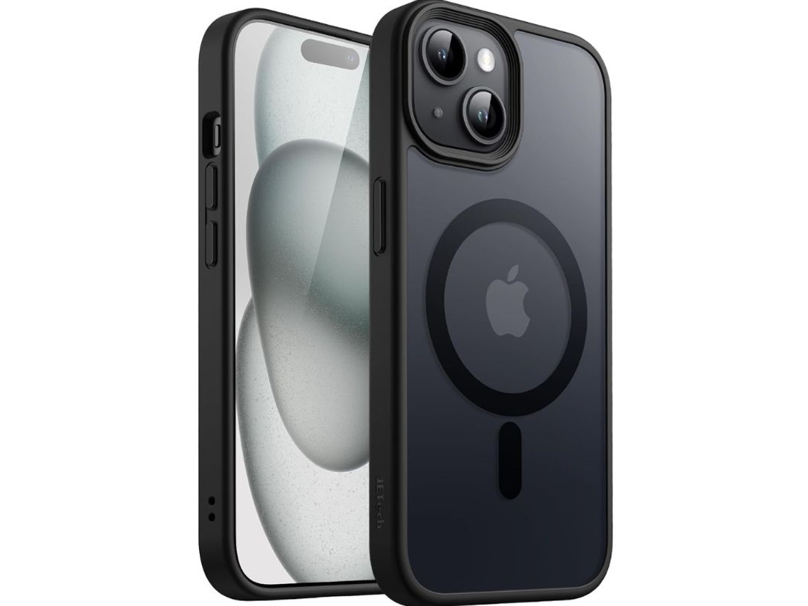 Capa Semitransparente Magsafe para iPhone 13 pro max ANTIIMPACTO! Preto