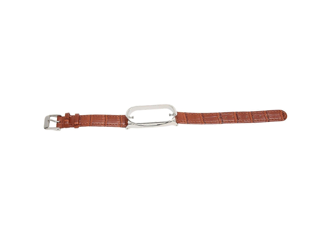 Pulseira esportiva para Mi Band 7, pulseira de substituição em couro PU macio e respirável para corrida, caminhada e bicicleta elétrica.
