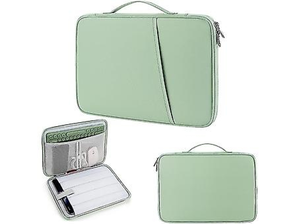 Bolsa Para Tablet, Capa Protetora Ipad, De Transporte, À Prova Choque Tuotuo (verde, 12,9 13 Polegadas)