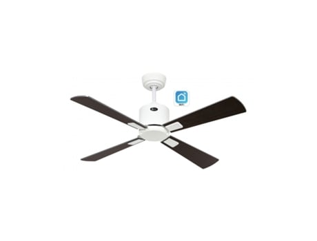 Ventilador de Teto CASAFAN Eco Neo Iii 103Cm 943141W Branco Wengué e Motor Cinzento com Wifi
