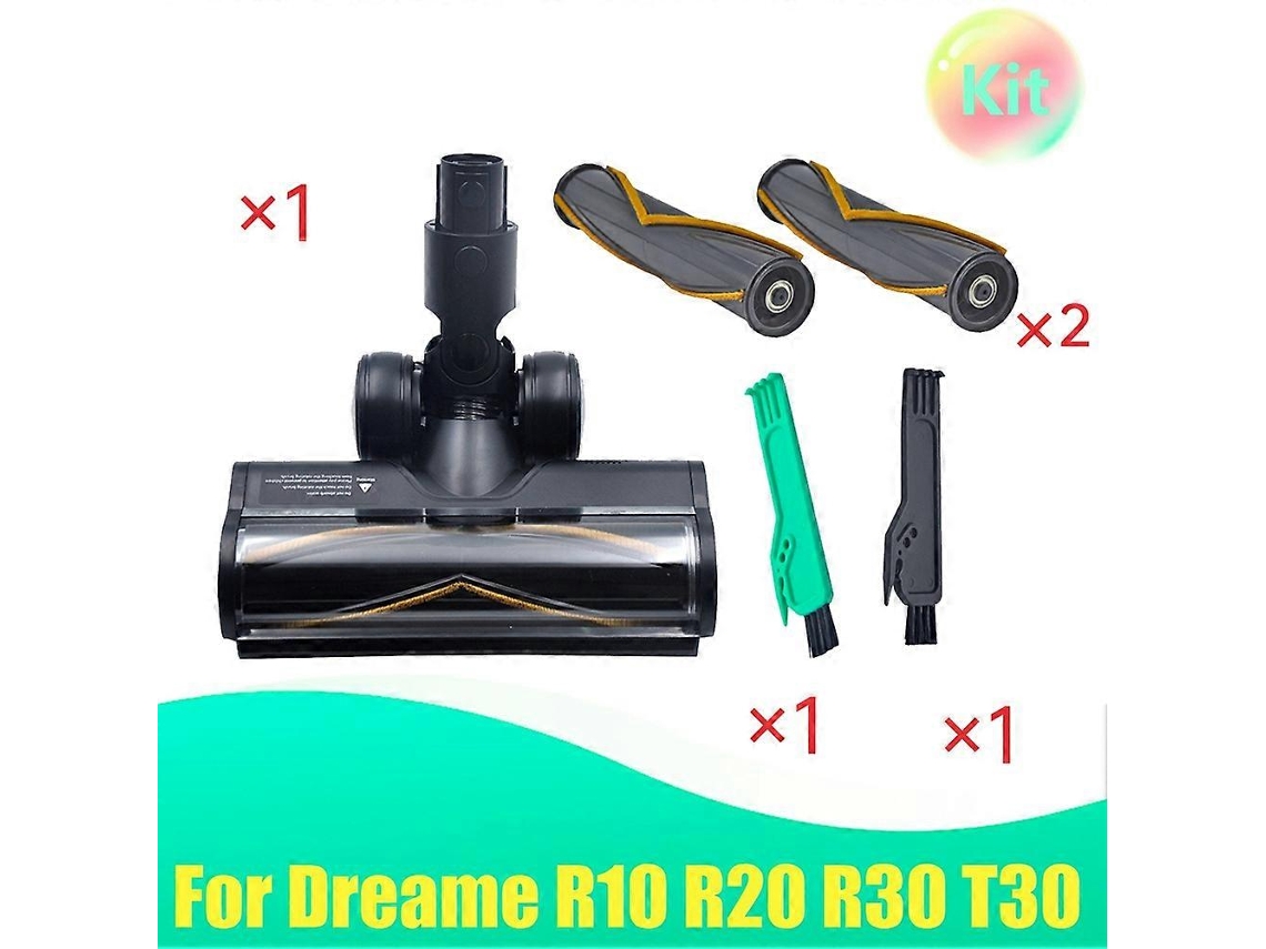 Aspirador Electric Chão Escova+2xroller Escova Para R10 R20 R30 T30 Soft Rolo Cabeça Com Le