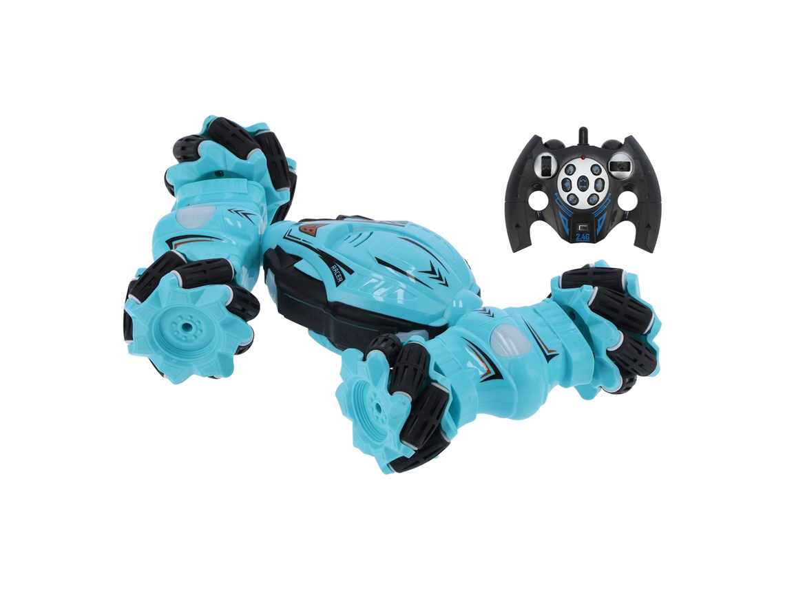 Primerox carro de Acrobacias Rc 1:16 com Luz e Música Controle Remoto para Crianças 6+