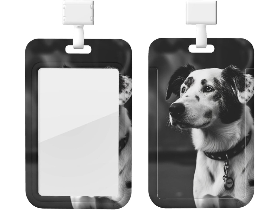 Porta-cartões com cordão, porta-cartões de plástico impermeável, porta-cartões de identificação, retrátil vertical