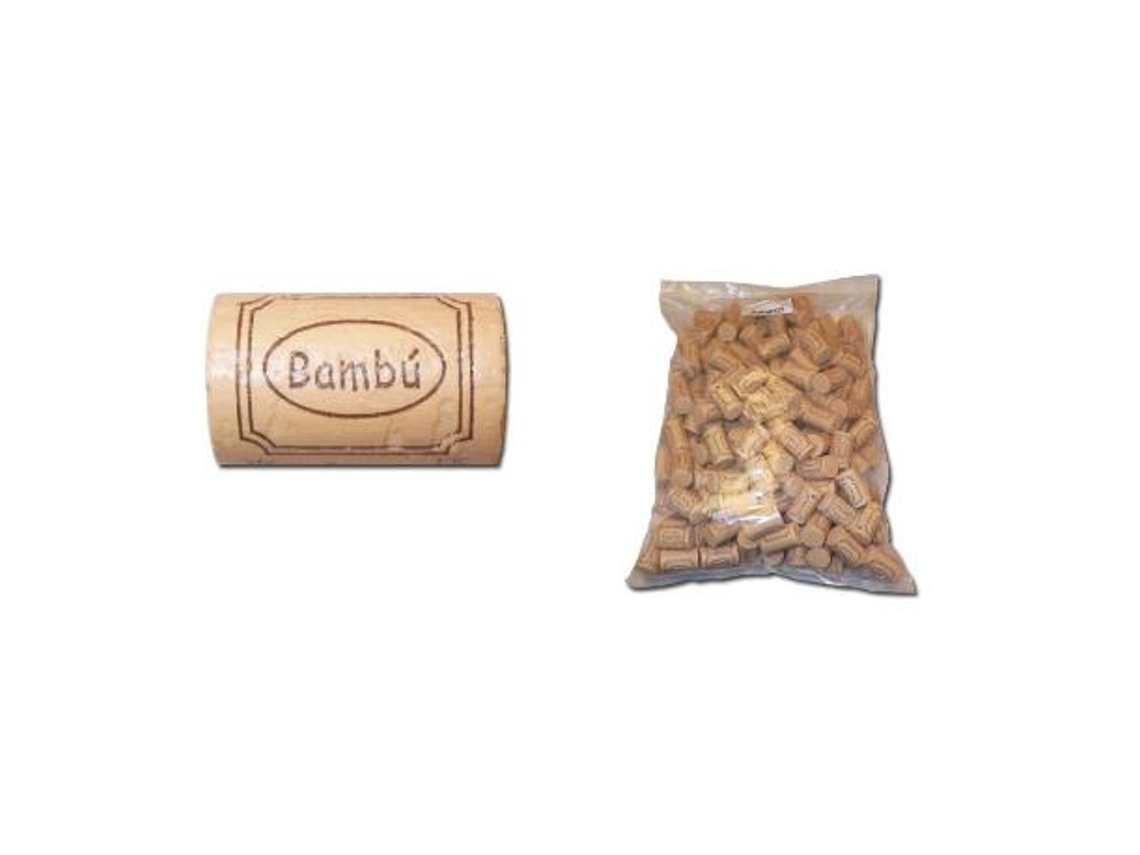 Bambu t-corcho cilindrico 38x24 200 und.colmatado lavado 31176
