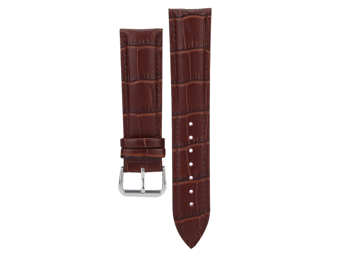 Correa De Reloj Ajustable Unisex De Calidad Para Reemplazo Marrón 22mm
