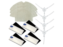 Para 360 S6 Robô Aspirador de pó Kits de peças de reposição Escovas laterais Mop Conjunto de filtro de escova principal