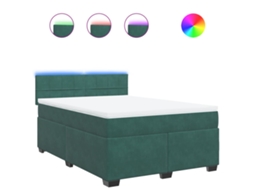 Box Spring Bed, Box Spring Beds Vidaxl Verde Veludo (160 X 200 Cm)
