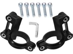 Suporte de plástico para para-lama com parafusos, para patinete elétrico, kit com 2 peças.