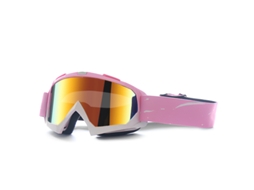 Óculos De Esqui Para Senhora - Proteção Para Desportos De Inverno Em Tpu - Cor-de-rosa