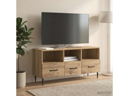 Vidaxl Gabinete para Tv Carvalho Arttisan 102 X 34,5 X 50 Cm