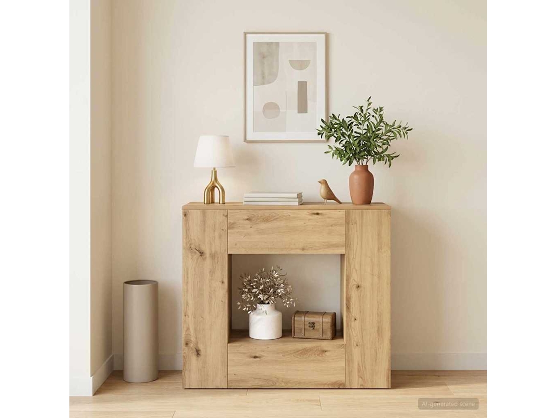 Vidaxl Carvalho Artesanal 82 X 29 X 74 Cm