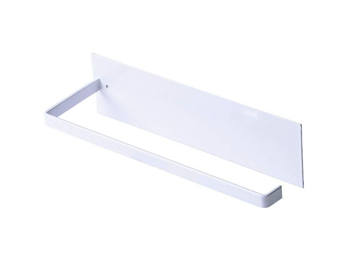 Suporte autoadesivo para papel toalha de cozinha em aço inoxidável para montagem horizontal/vertical na parede (sem necessidade de furar)