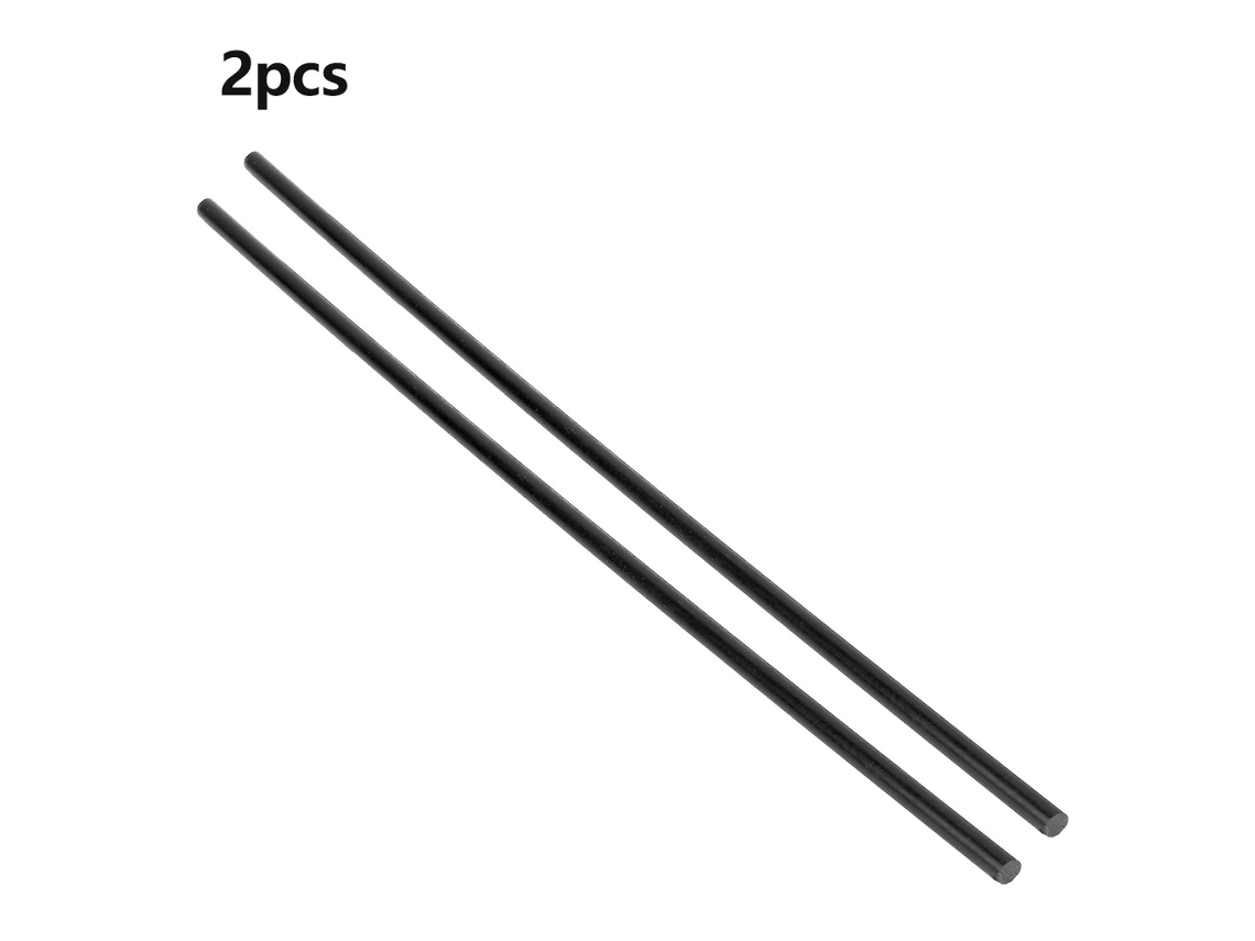 Laxiscreed Barra De Plástico De Engenharia Pom Preta, 50 Cm De Comprimento, Diâmetro 1 Cm Ideal Para Projetos