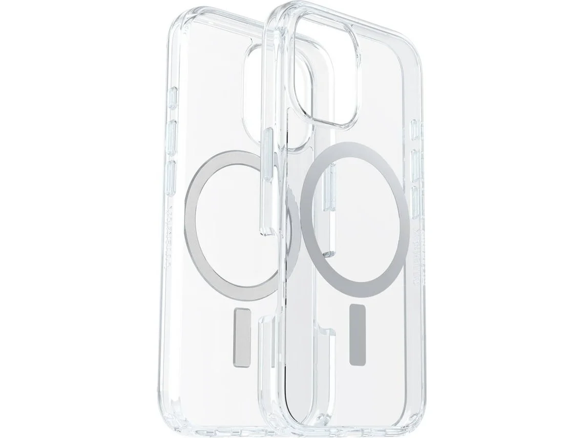 Capa OTTERBOX Symmetry com MagSafe para iPhone 16 (Transparente)