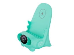 Carregador Carregamento Rápido Sem Fio Exclusivo Cadeira Forma Ergonômica Verde