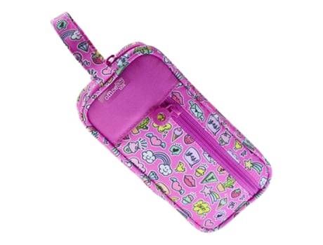 Estuche Portatodo Canguro 3 En 1 Con Asa, Para Material Escolar O Neceser. Girls T1 Office Box