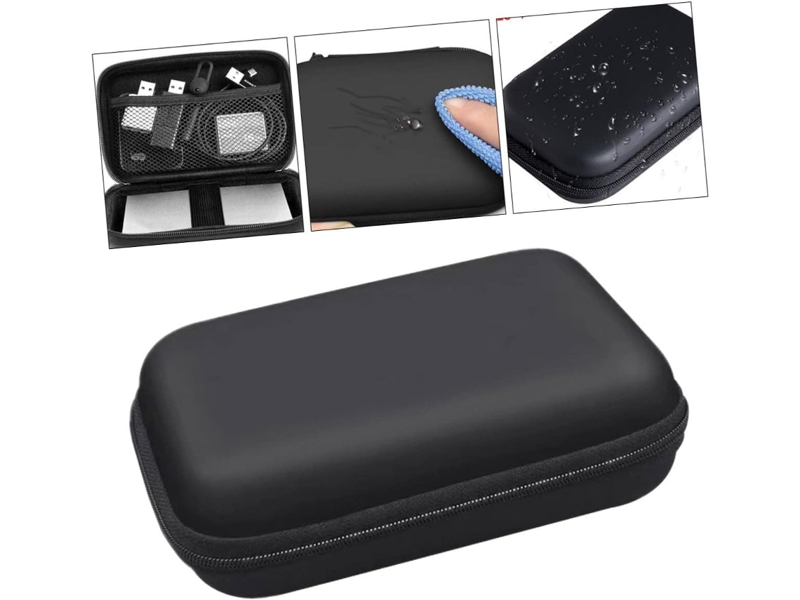 Bolsa Multifuncional De Armazenamento Digital Com Zíper Em Eva Para Cabos Usb, Mouses E Fones De Ouv Gokoco