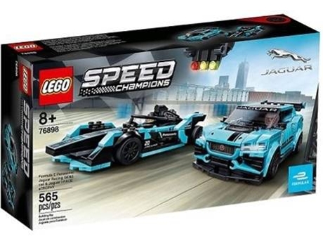 LEGO Speed Champions 76898 Formula E Panasonic Jaguar Racing GEN2 car & Jaguar I-PACE eTROPHY