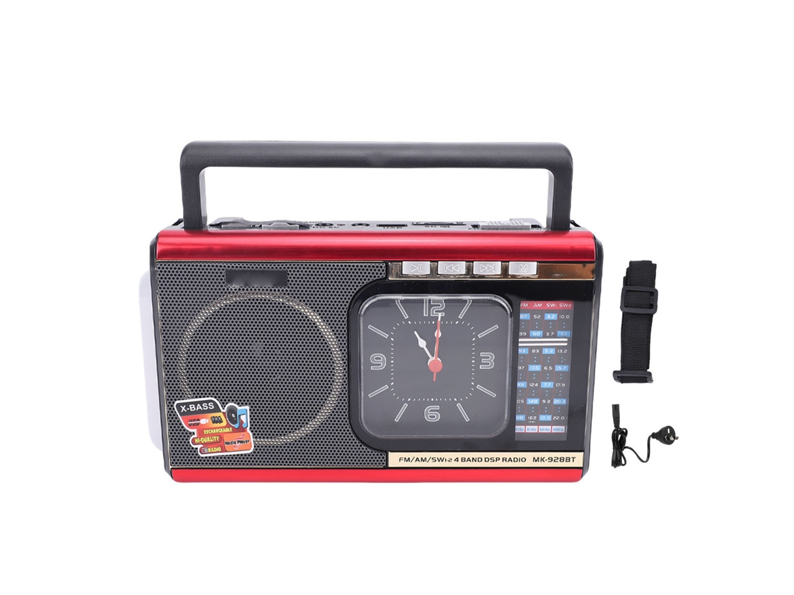 Rádio EOOCOO (caixa de Som Bluetooth, Lanterna)