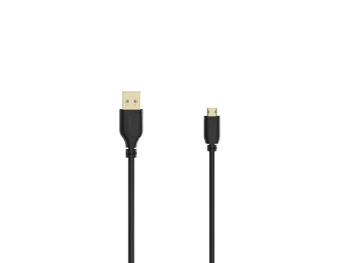 Cabo micro USB flexível e fino, USB 2.0, 480 Mbit/s, 0,75 M Hama