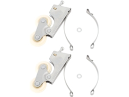 Rodízios Para Portas De Correr Guarda Roupa, Em Aço Inoxidável, Silenciosos, Com Rolamento Suave, Duráveis E Resistentes
