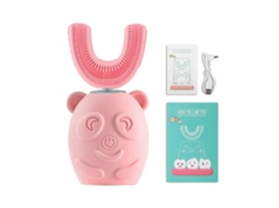 Escova De Dentes Elétrica Infantil Inteligente Com Rotação De 360 ​​graus, Cabo Usb, Ultrassônica E Automática, Com Estampa De Desenho Animado.