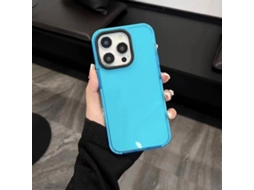 Capa Para Iphone 17 Air Minglan Com Airbag Em Cores Contrastantes E Silicone Transparente.