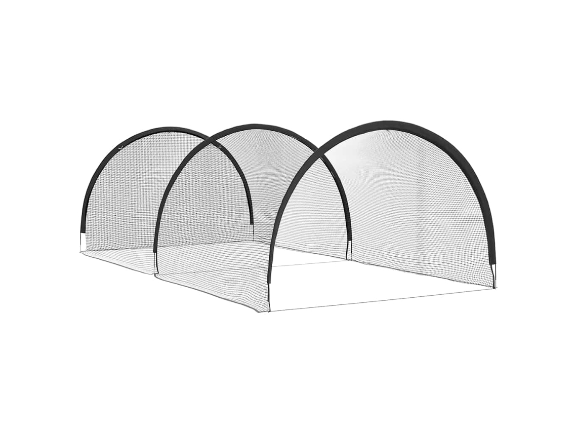 Baseball E Softbol Vidaxl Preto Poliéster (702x369,5x243,5 Cm)