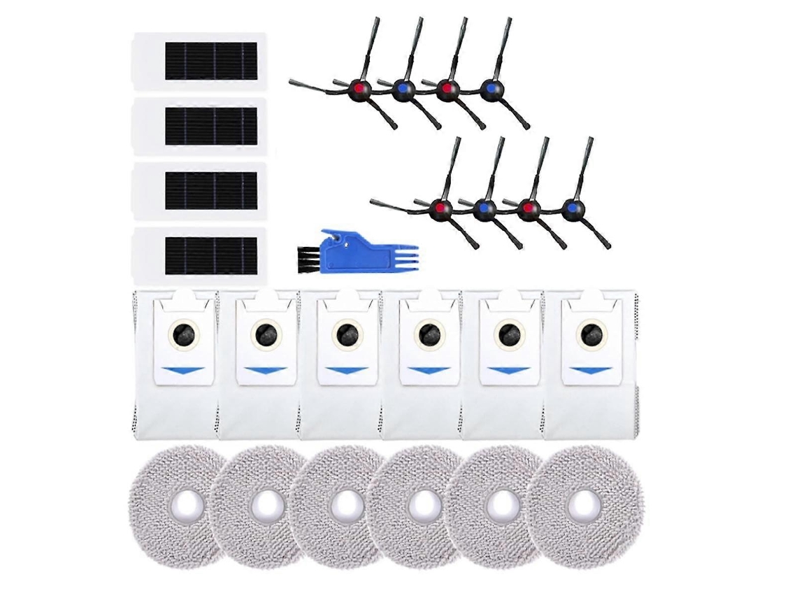 Acessórios para Deebot T30/ Max Pro: Escova, Mop, Pano, Filtro Hepa, Saco de Pó, Peças de Reposição BRILVIBERA