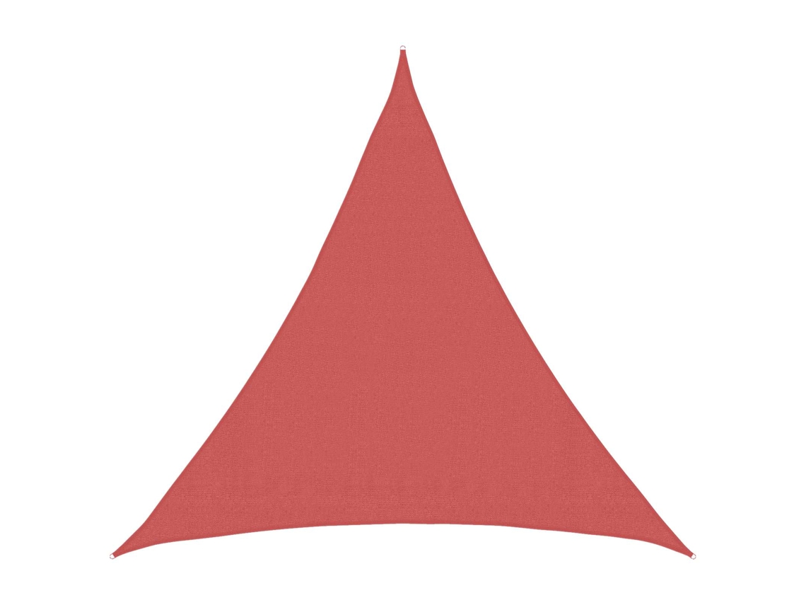 Vidaxl Vela De Sombra 2 X 2 X 2 M Hdpe Triangular Terracota