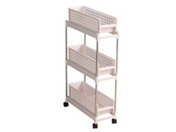 Carrinho de Armazenamento com Rodas 3 Tier S/MARCA para Cozinha