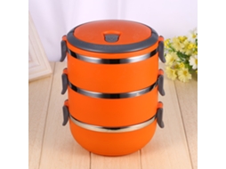 Caja De Almuerzo De Acero Inoxidable Durable Con 1/2/3/4 Capas Para Picnic Y Alimentos