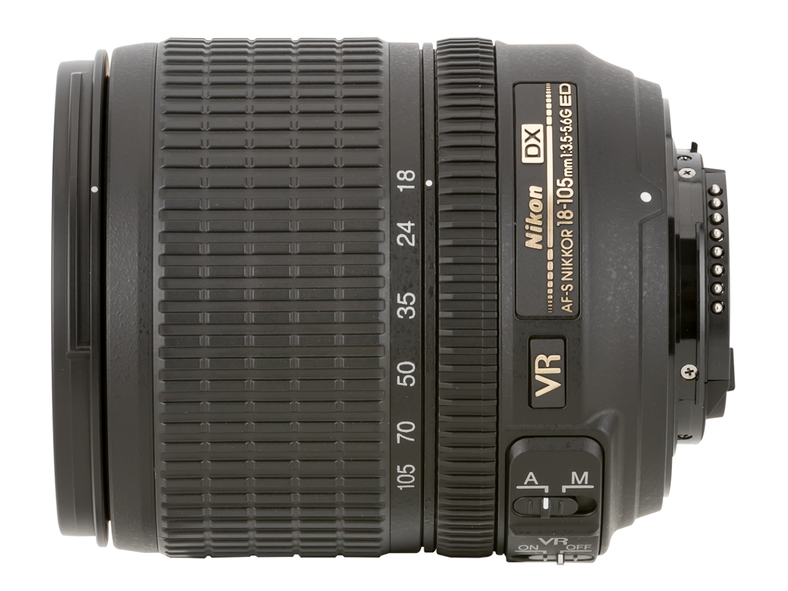 Objetiva NIKON DX AF-S 18-105MM (Encaixe: Nikon DX - Abertura: f/22-38 - f/3.5-5.6)