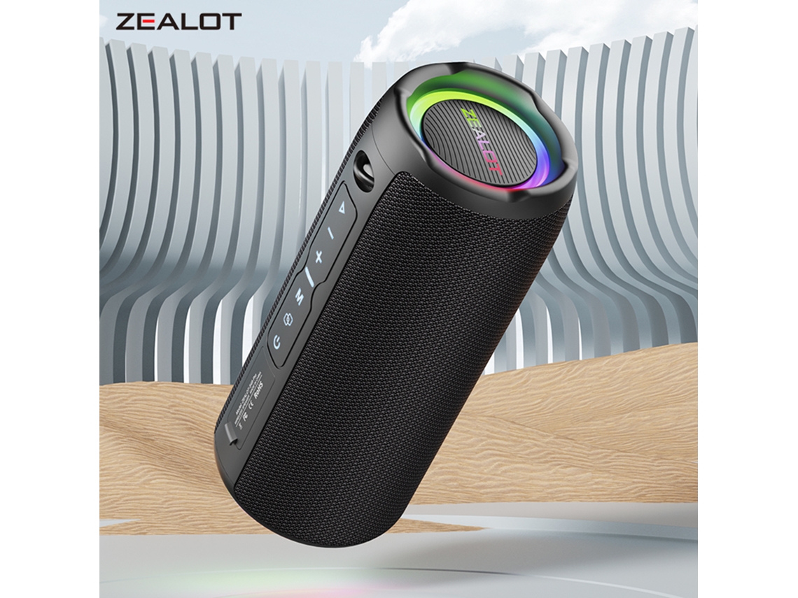 Caixa De Som Bluetooth S49pro Waterproof Rgb