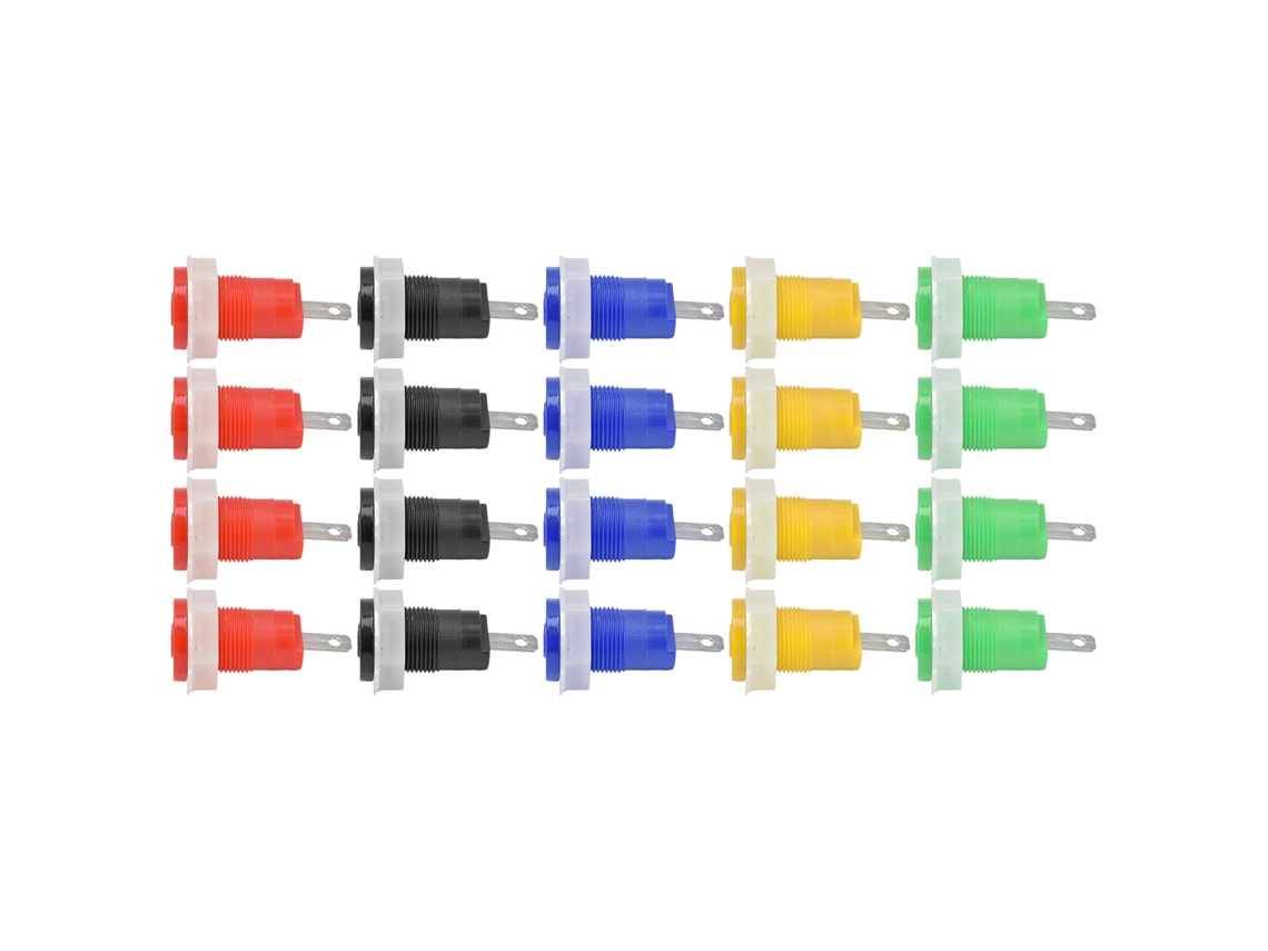 Laxiscreed Adaptador De Terminal De Tomada Banana Para Ligação Segura E Aterramento